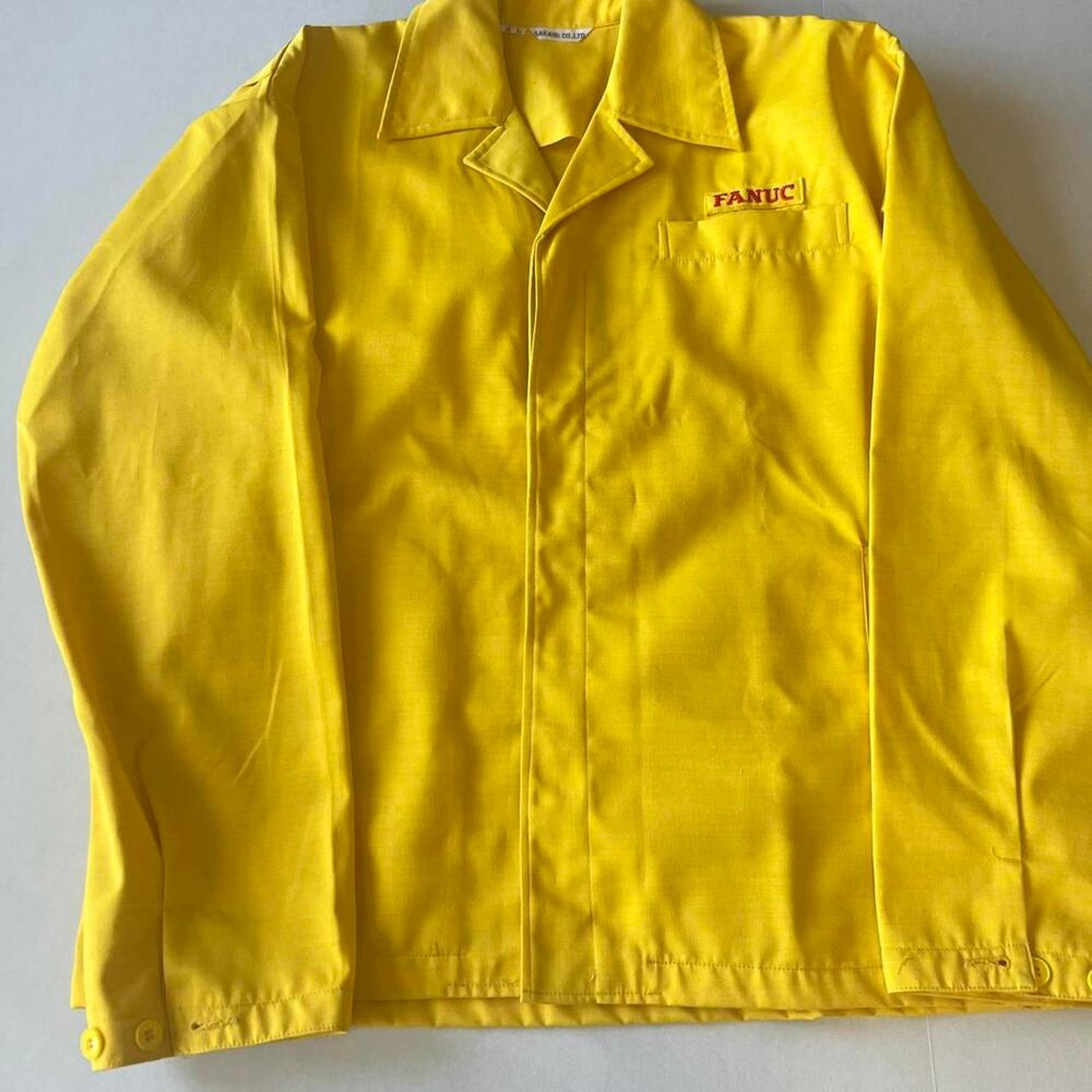Yellow fanuc robotics work jacket